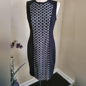 CALVIN KLEIN Black and White dress size 4